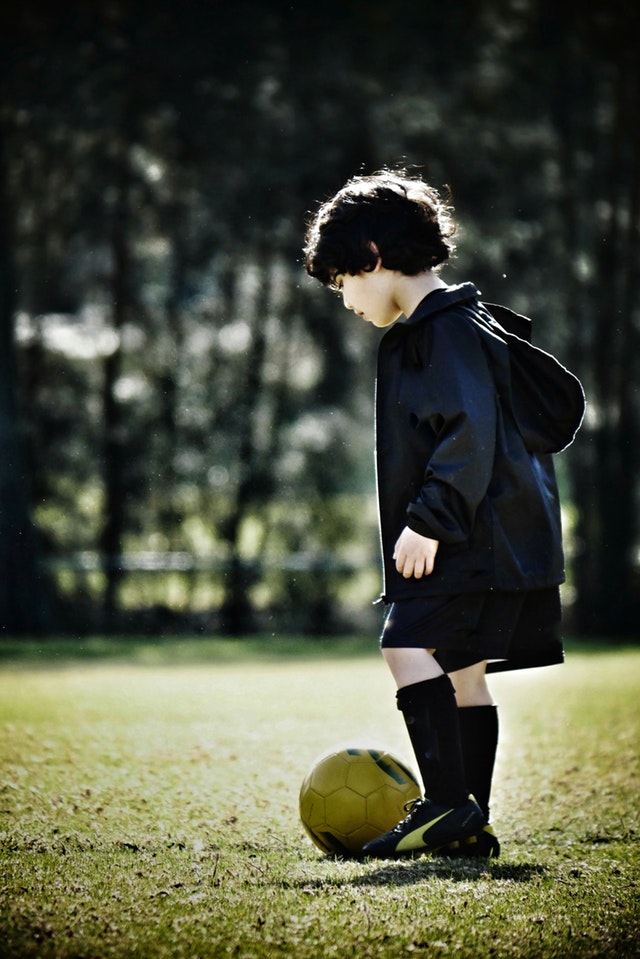 Fussballspieler Kind